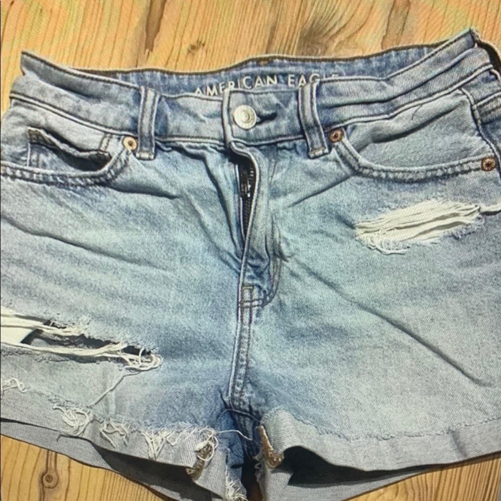 American Eagle Outfitters Women's Blue Athletic Shorts